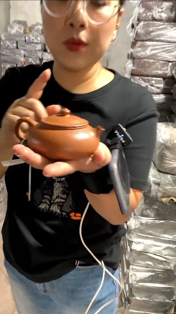 茶壶紫砂黄降坡 寒江190CC左右