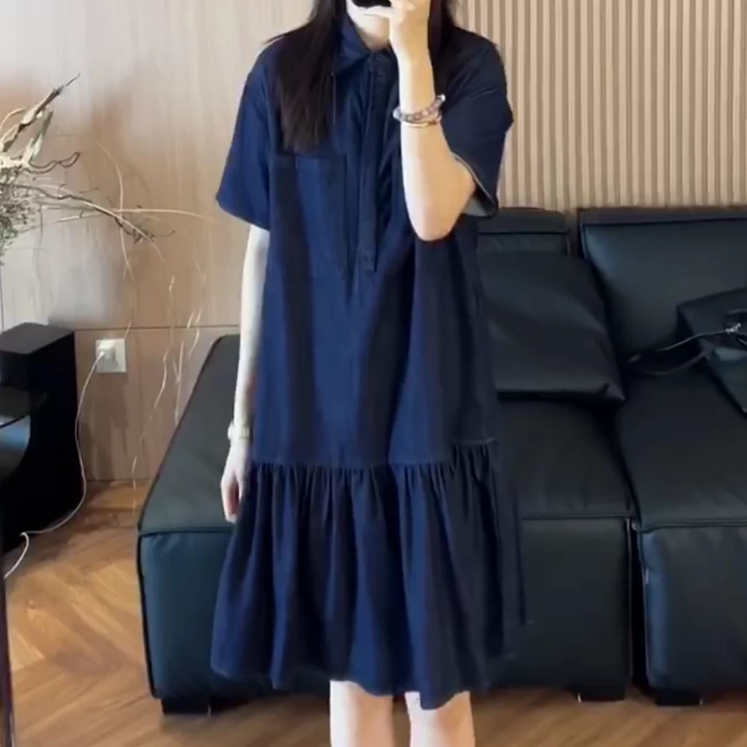 2025夏季新款时尚显瘦气质女士网红洋气连衣裙百搭款K8426