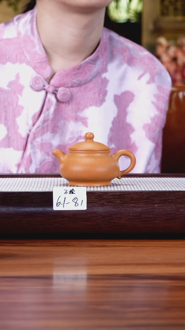 茶壶紫砂6.1-81黄金段 潘壶不检微瑕130