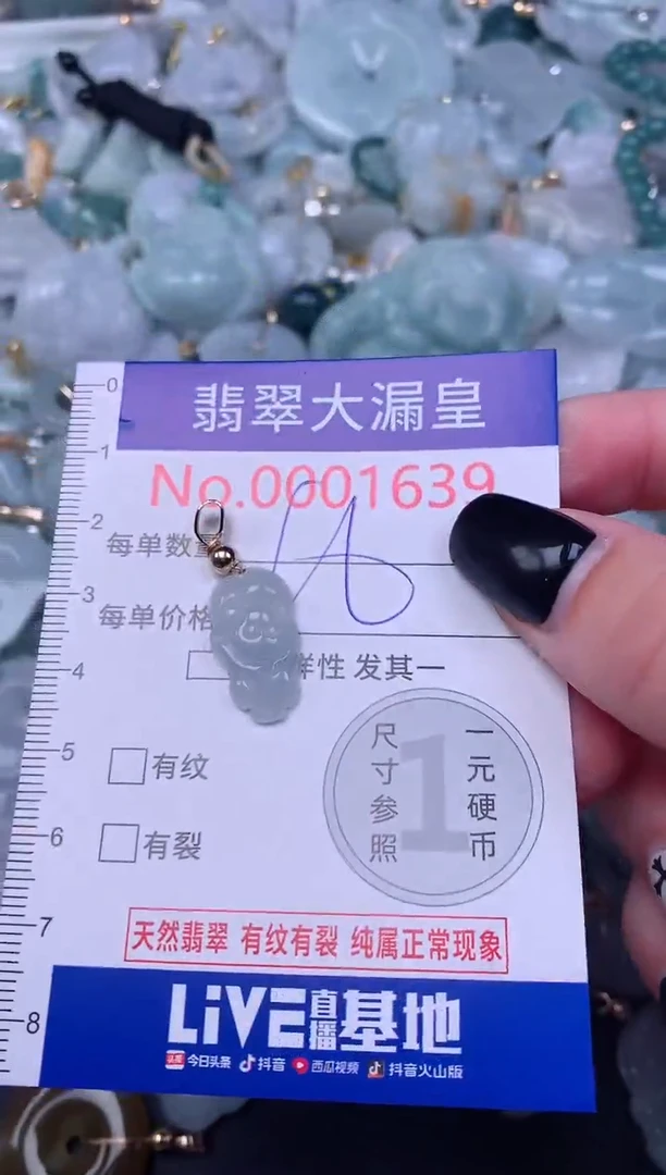 颈饰未镶嵌翡翠1639