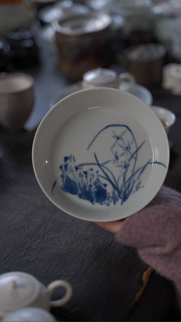 【闪购商品】壶大合小满 兰花壶承一片