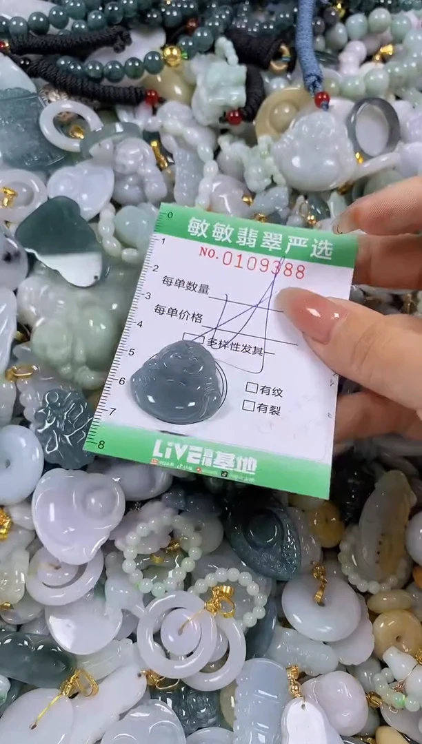 【闪购商品】翡翠颈饰未镶嵌闪购0109388多样性发其一