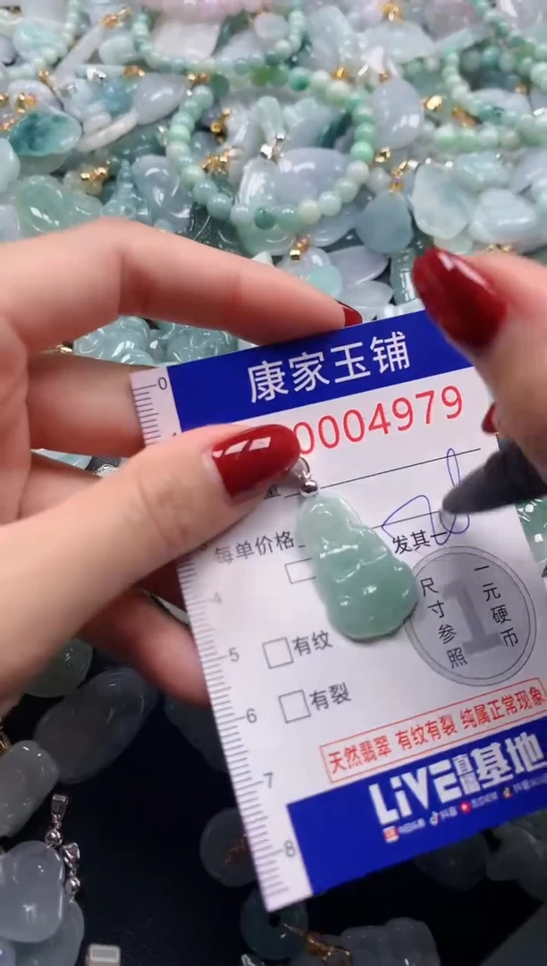 颈饰未镶嵌翡翠4979