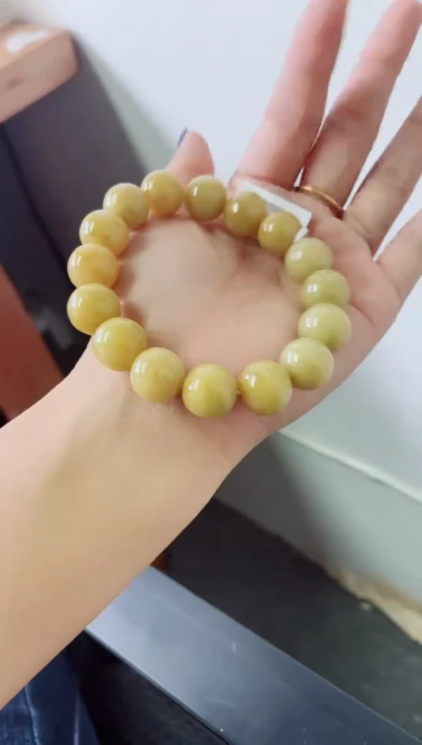 未镶嵌定制翡翠珠串