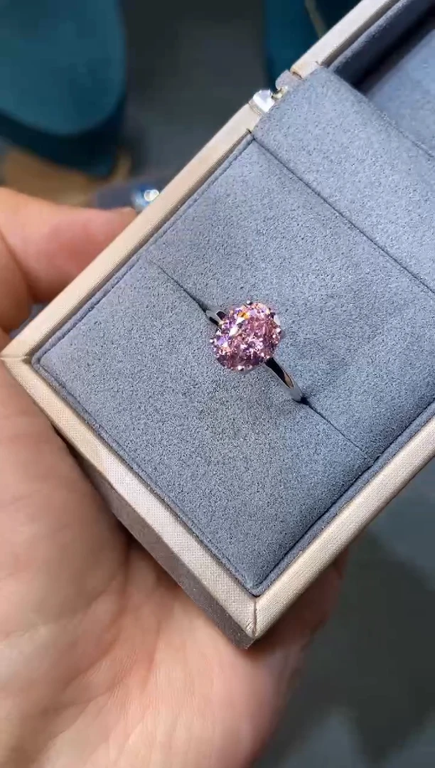 银S925镶嵌戒指碧玺......