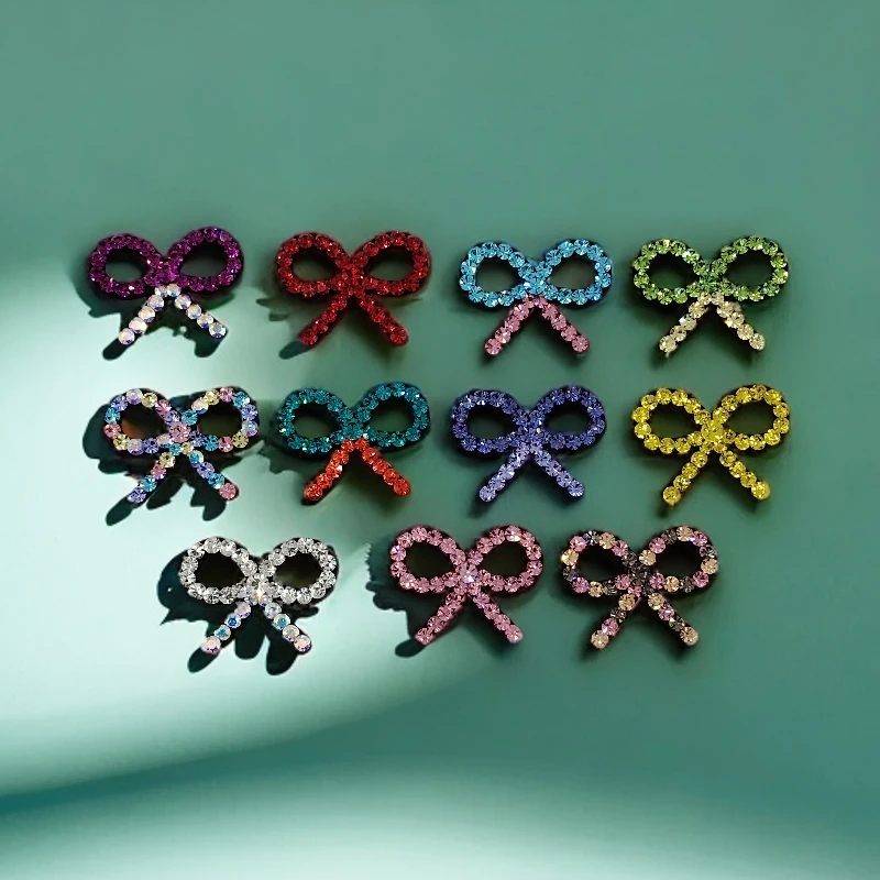 1073【镂空蝴蝶结大】BB夹鸭嘴夹发圈手工时尚彩色洋气仙女百搭轻奢