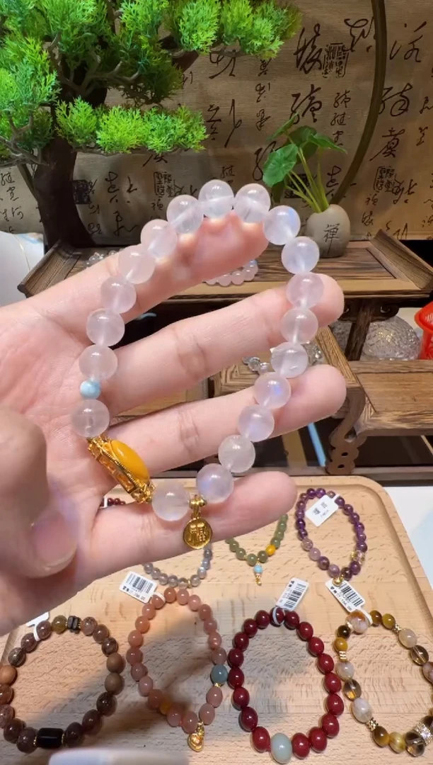 未镶嵌手链长石手饰@@