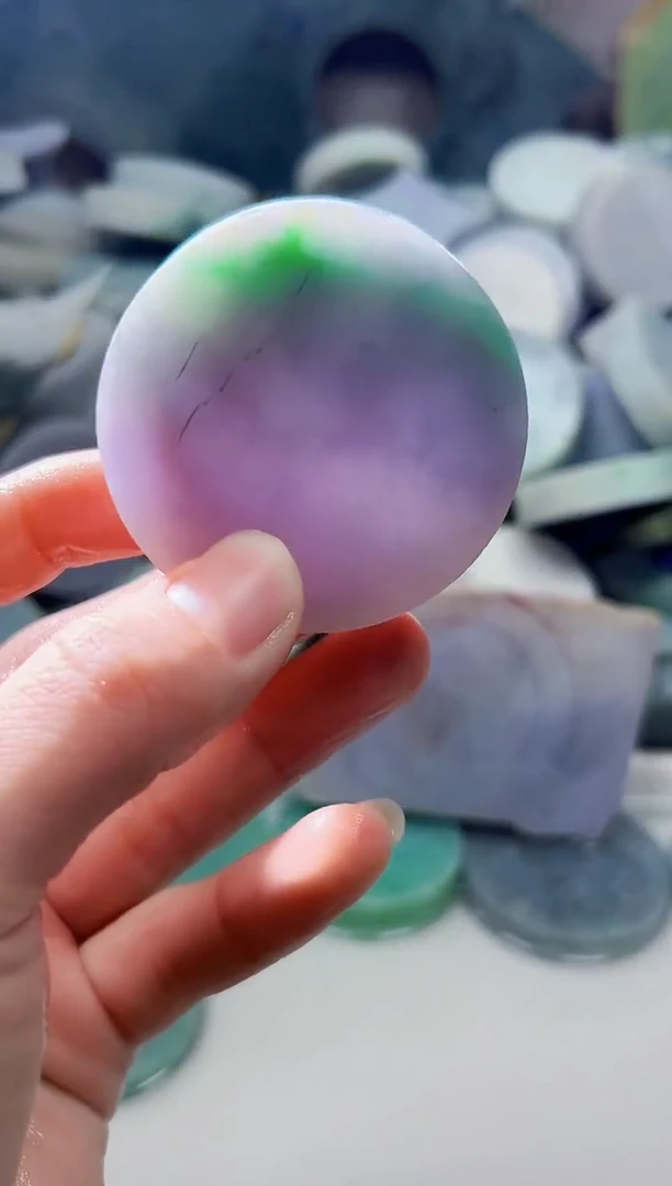 裸石翡翠天然翡翠A货玉 南 735