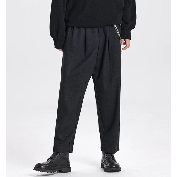 HERBEL/黑白2024春秋男士休闲裤子时尚休闲户外百搭舒适1467