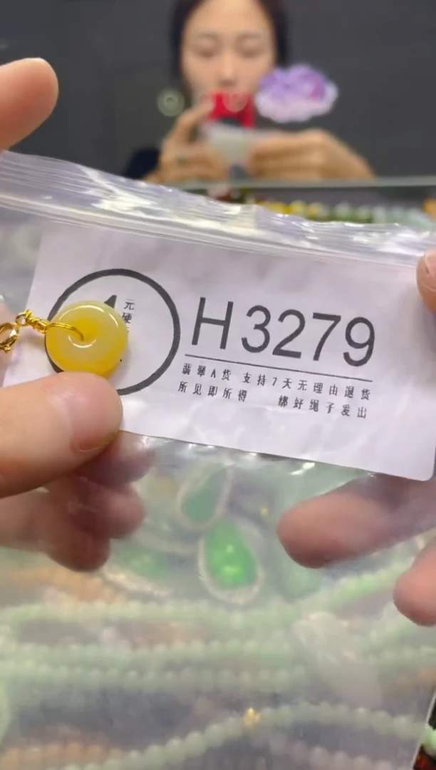 颈饰未镶嵌翡翠/H/翡翠A货，一件也是批发价