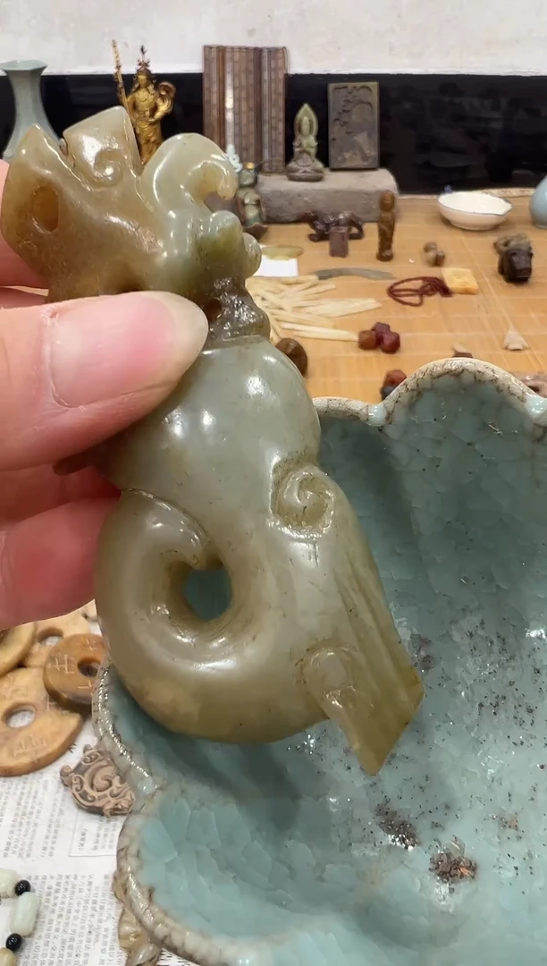 瓷片手工，手绘，陶瓷