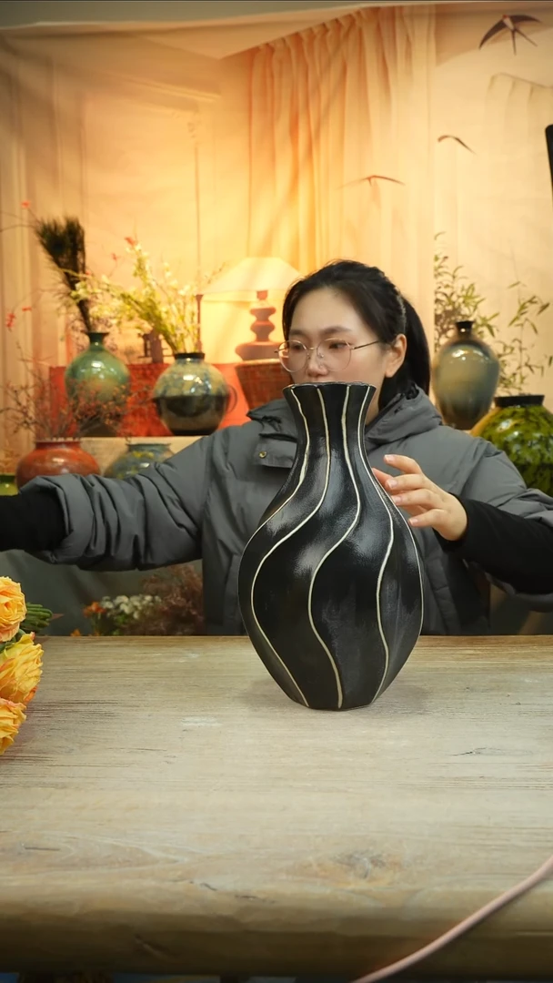 高度30口径9陶瓷花瓶