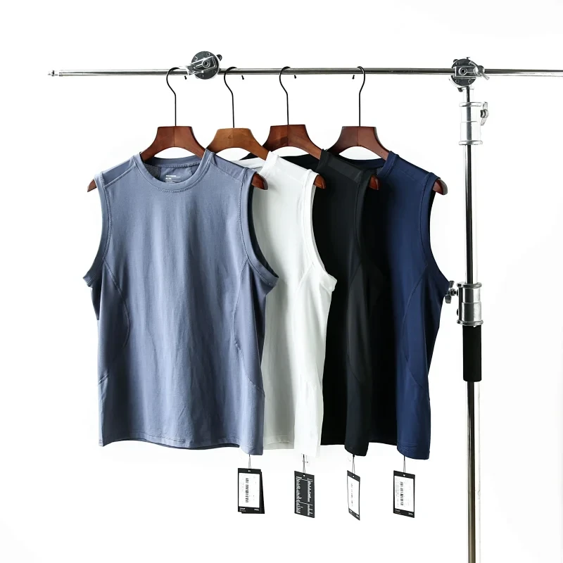 男士夏季速干凉感科技背心！立体裁剪！情侣款百搭运动马甲2535