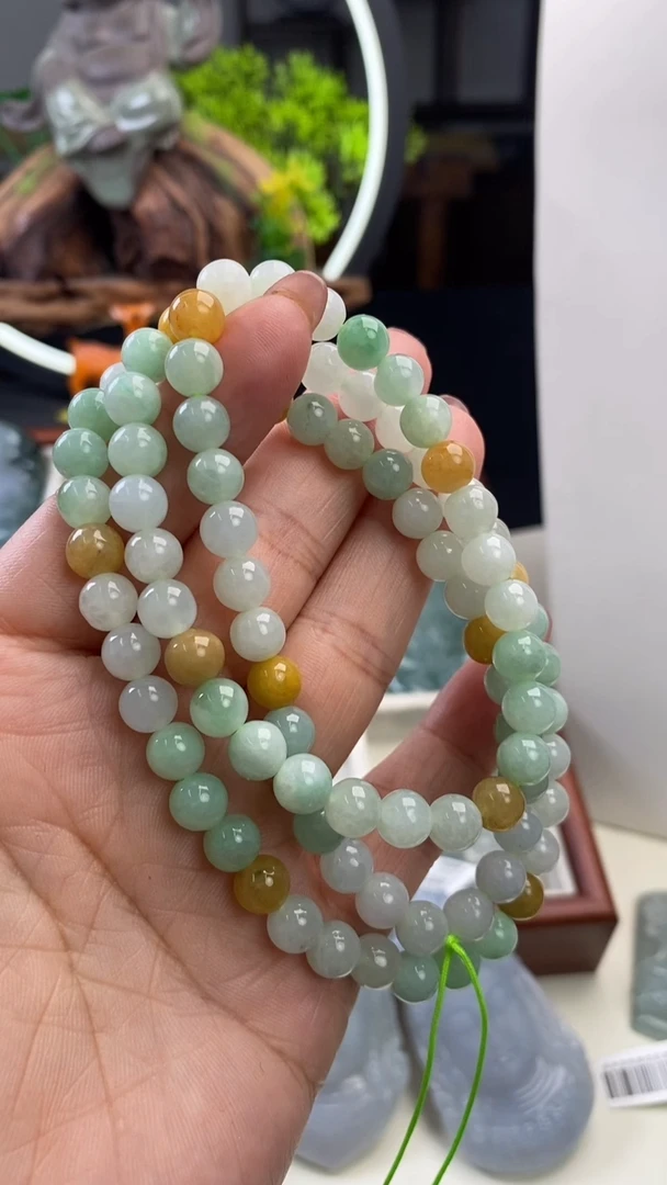 【闪购商品】翡翠未镶嵌颈饰珠链