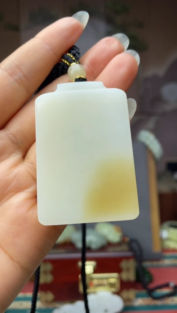 颈饰未镶嵌和田玉街**子拍一发一