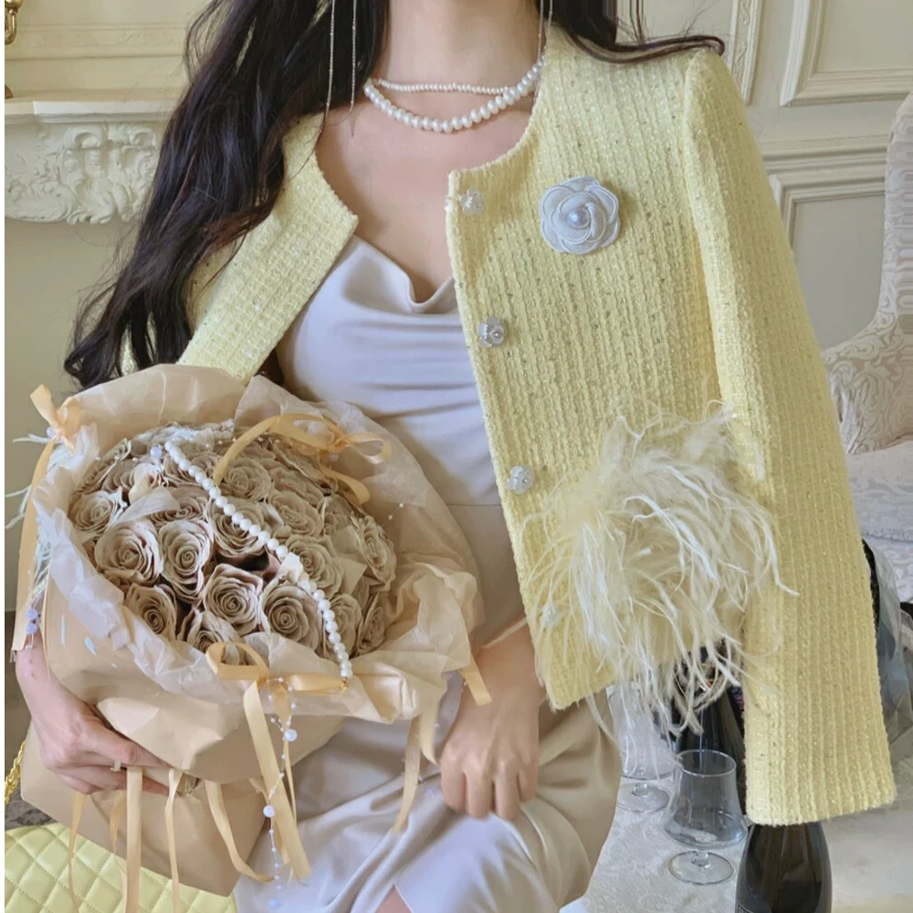 2025年秋冬新款小香风羽绒内胆上衣外套9883