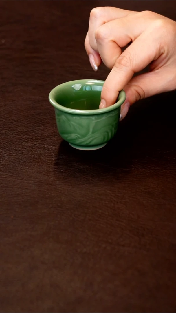 青瓷手工茶器包邮不带礼盒