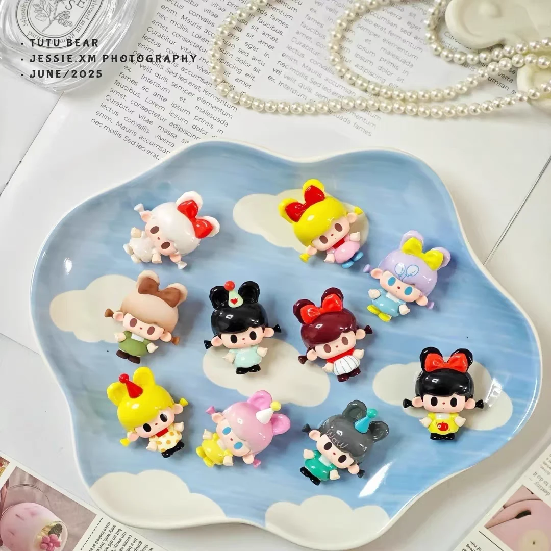 【拆盒】兔兔与熊二代童心乐园系列_潮玩盲盒摆件萌粒