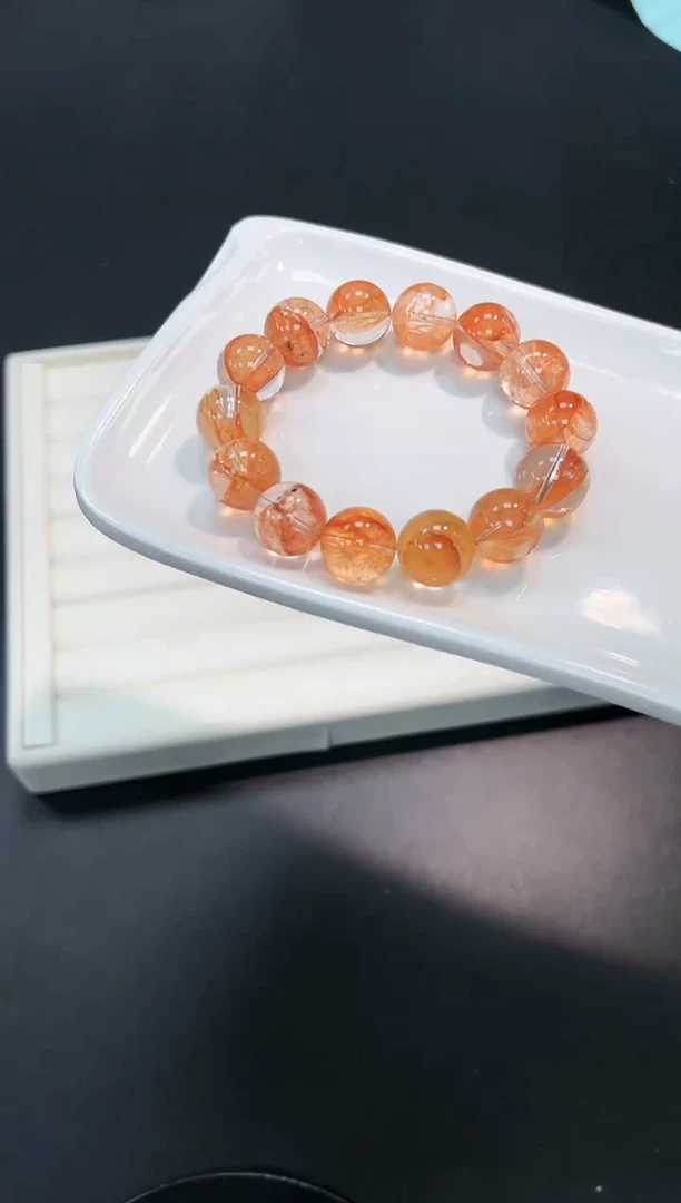 【闪购商品】水晶手串未镶嵌92b多样性发其一/1条15mm默认微瑕