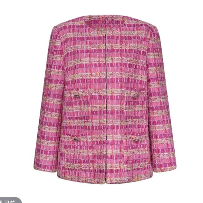 【秋冬反季特惠】粗花呢高定千金玛德琳风小香外套4WWZM005