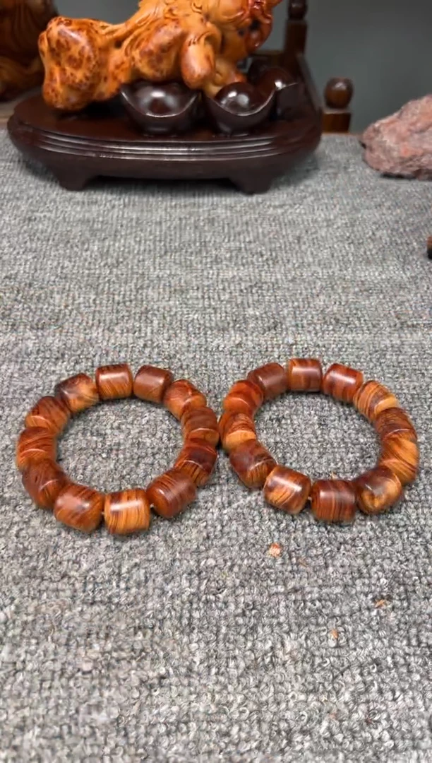 柏木（崖柏）2.0桶珠崖缝虎皮蜜结糖 香味浓郁