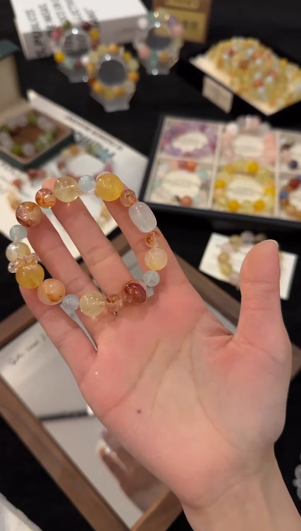 未镶嵌手链水晶大鱼海棠x2947