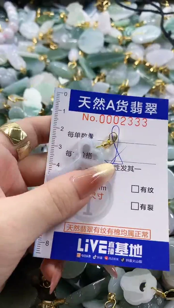 颈饰未镶嵌翡翠天然A货翡翠