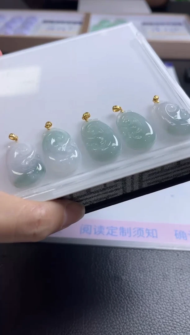 颈饰未镶嵌翡翠E14/多样性发一件/配绳子