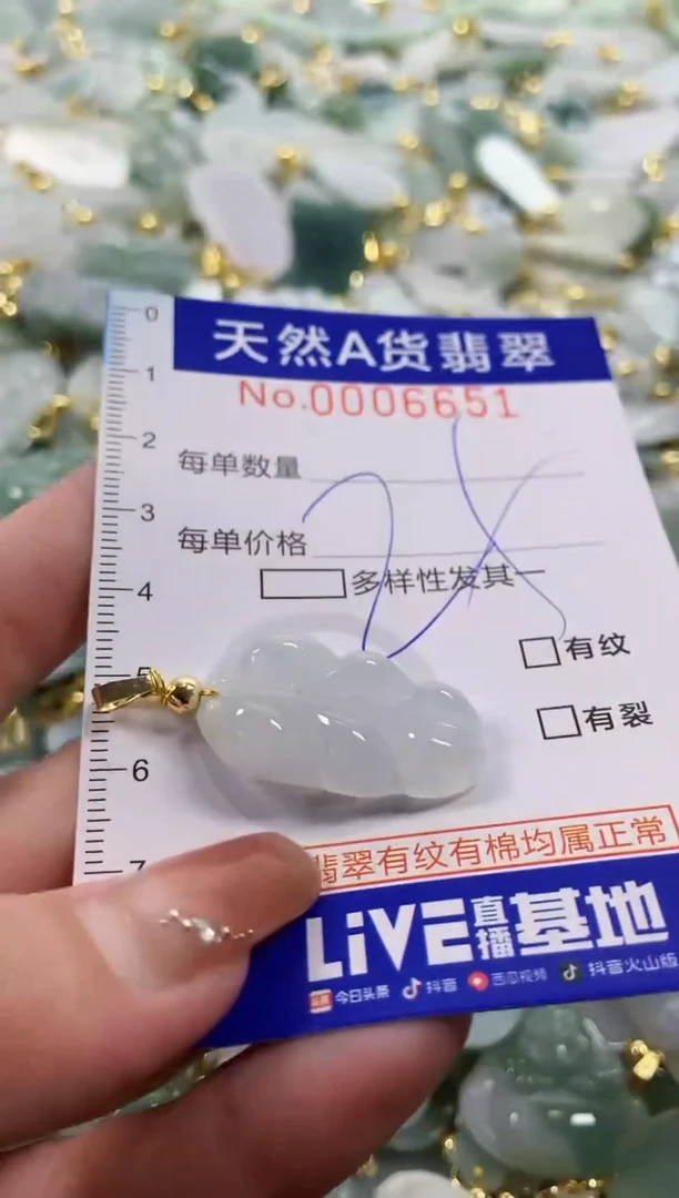 颈饰未镶嵌翡翠天然A货翡翠