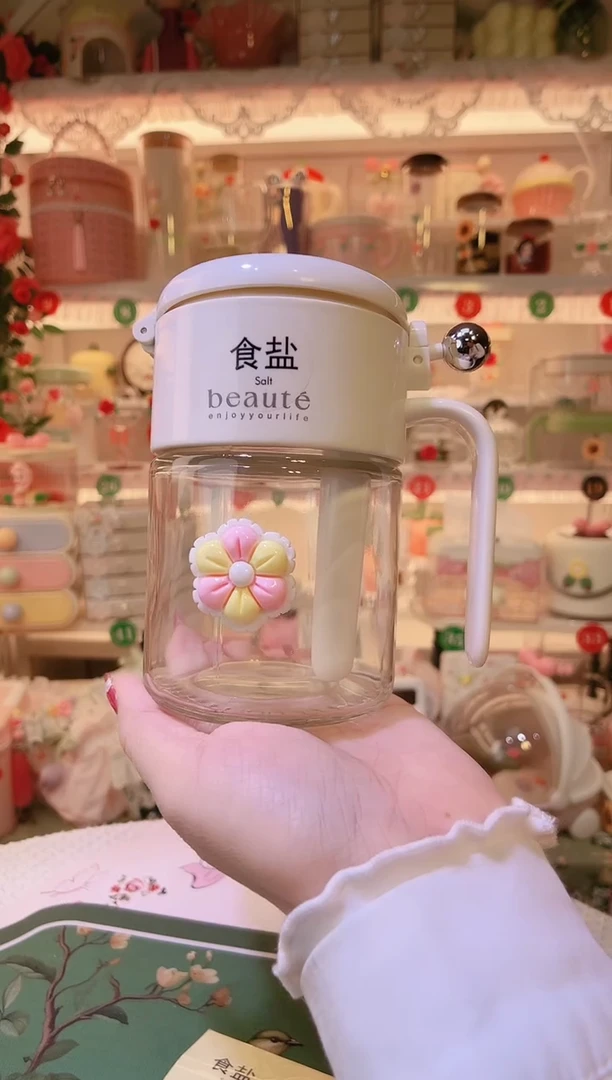 花朵调料罐——手工制作品质好！