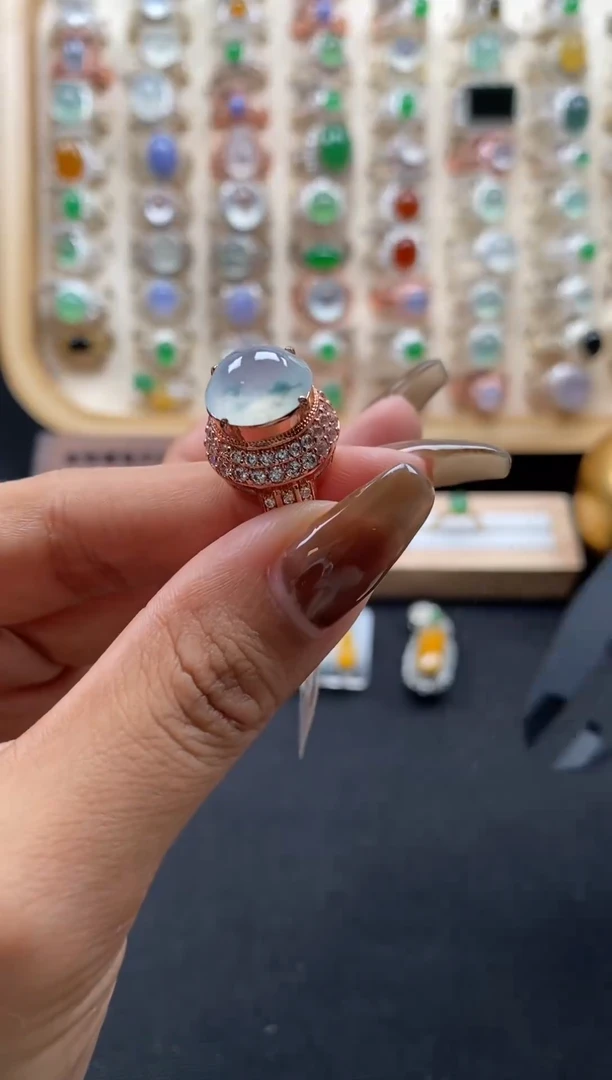 未镶嵌戒指翡翠缅甸天然a货翡翠