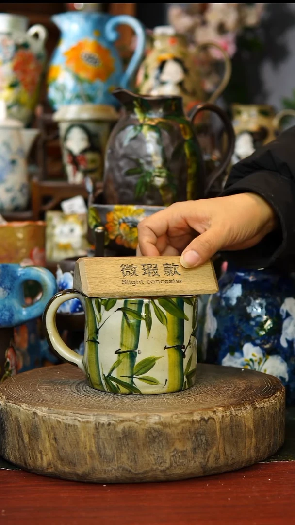 陶瓷230景德镇手工手绘釉下彩