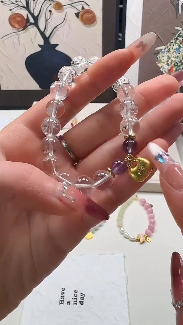 未镶嵌手链水晶070