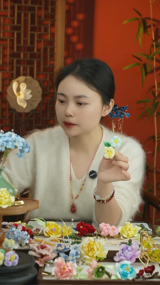 刺绣闪购纯手工非遗国风饰品