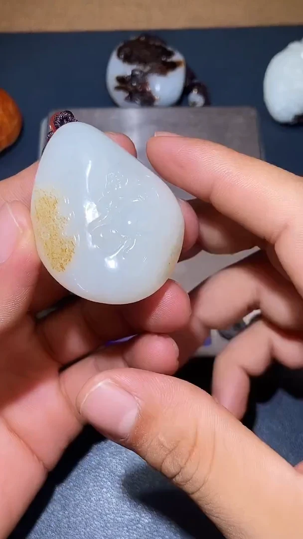 颈饰未镶嵌和田玉周*HX