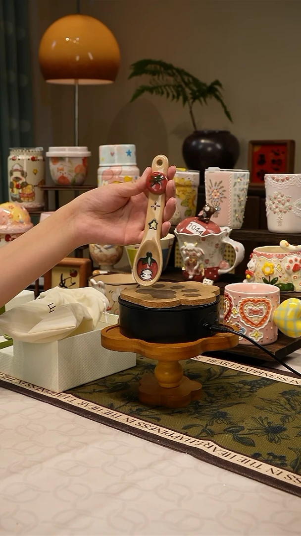 瓷【不带盒子】378高温釉下彩