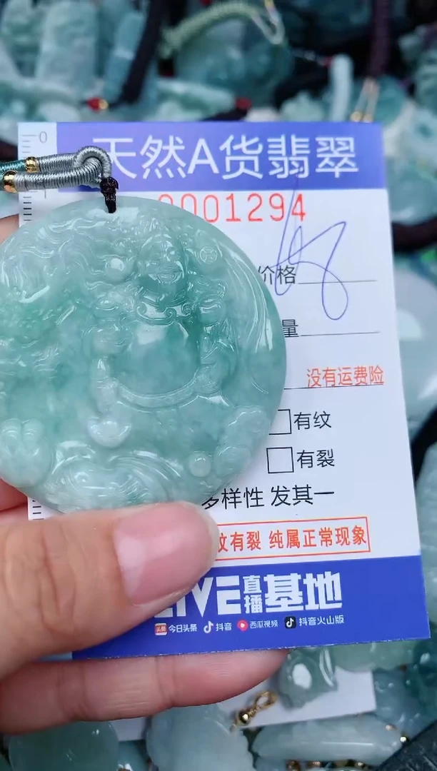 翡翠未镶嵌颈饰...0001294