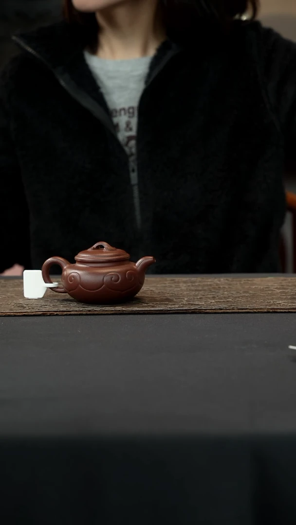 【闪购商品】紫砂茶壶如意仿古中槽清160cc