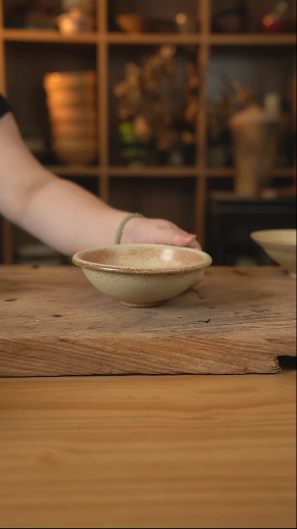 沙漠落日黄的帽子碗1个