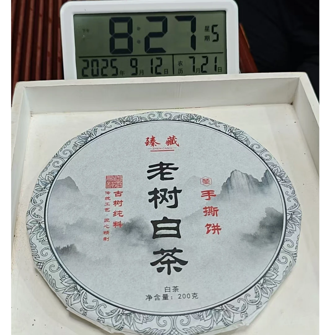 2024年永德老树白茶手撕饼 春 200克*2饼【605号】9-12