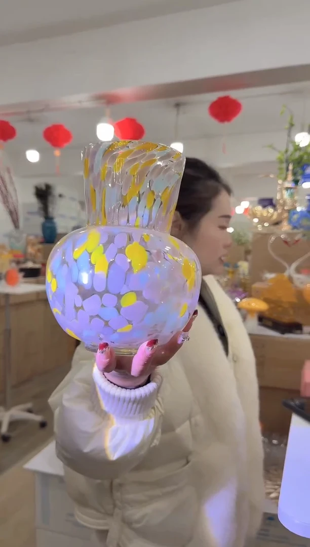 【闪购商品】无铅玻璃甄选花器-x-早54