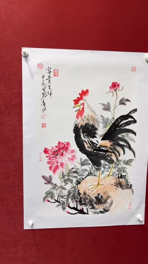 【闪购商品】国画田哲手绘国画作品25