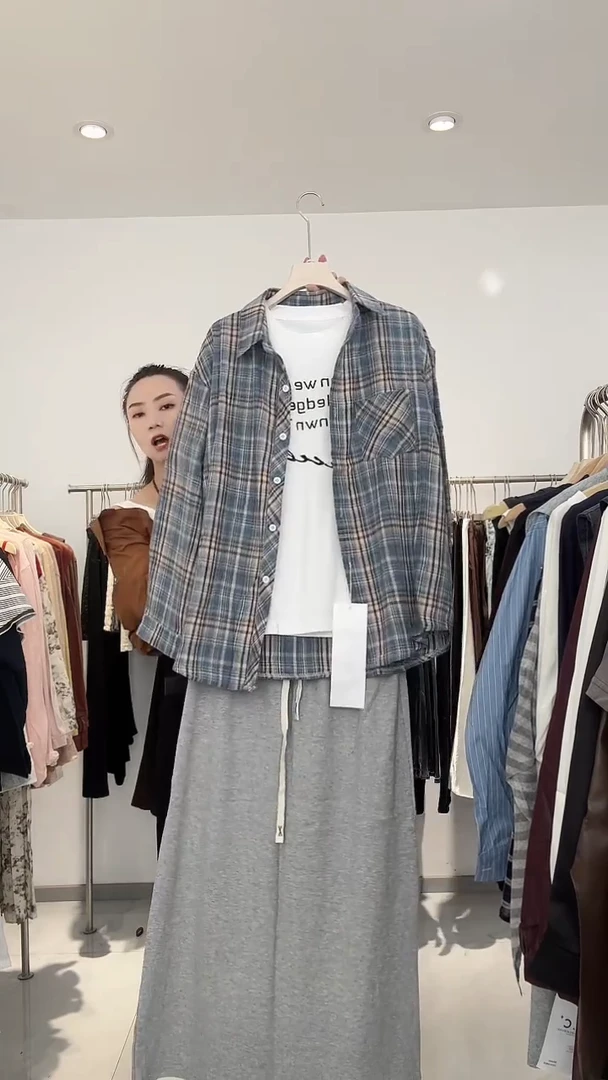 雪纺双胞胎牛仔裤