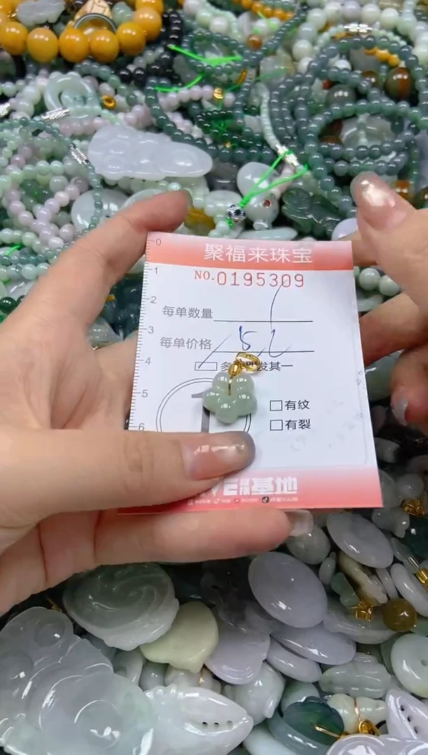 翡翠未镶嵌颈饰闪购0195309多样性发其一