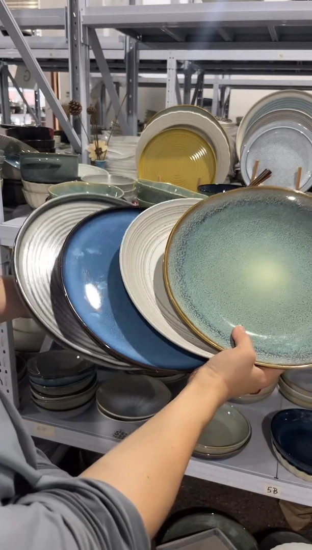 瓷片外贸尾货瑕疵满20包邮X4 大盘组合