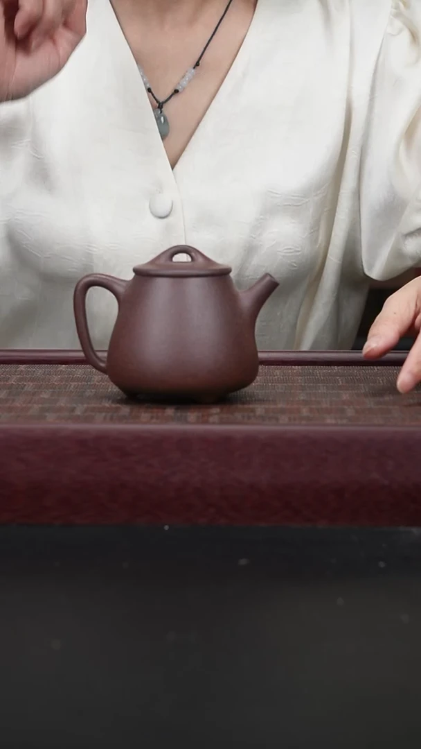 茶壶紫砂yz桃花泥 高瓢200cc