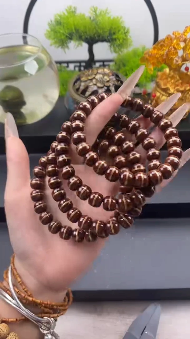 紫金鼠手串紫金鼠一线天二代29号