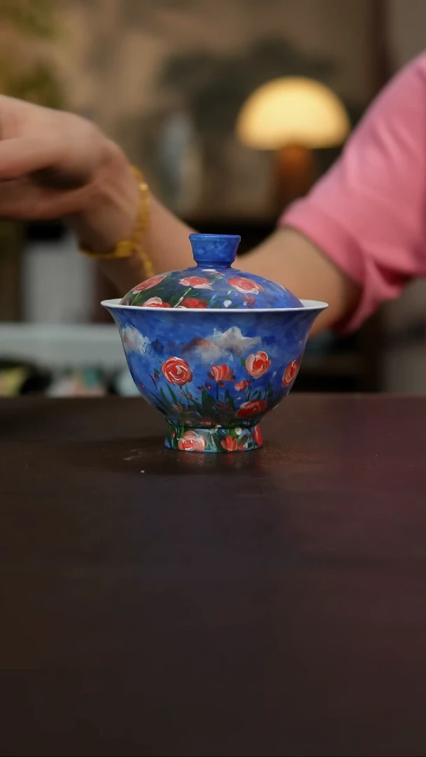 杯景德镇陶瓷杯碗柴烧多人瑕疵