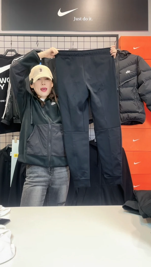 2255 黑加绒束脚长裤 XXL码 155-175斤 不退换