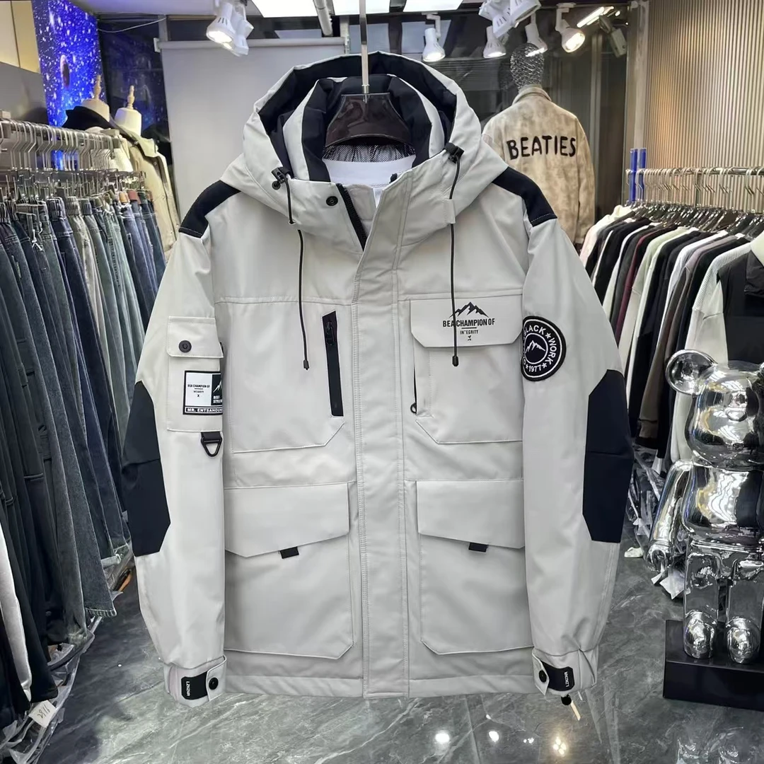 180-280斤大码男士加肥加大冬季时尚户外御寒抗风棉服222#